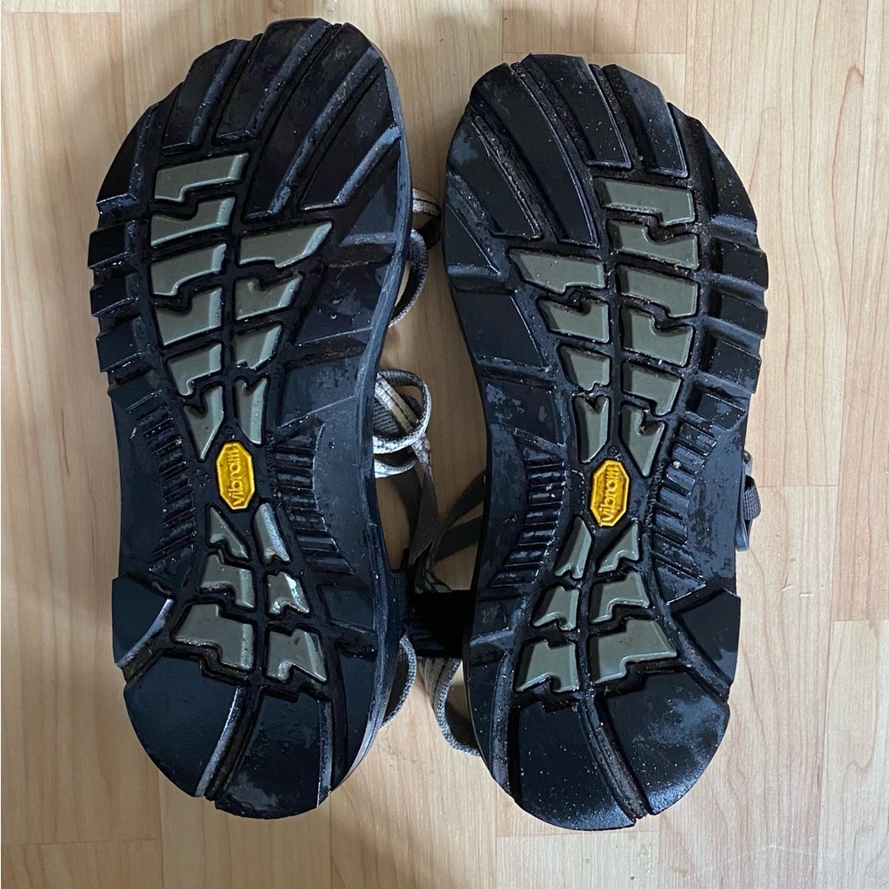 Chaco Black and White Adventure Sandals - Picture 2 of 2